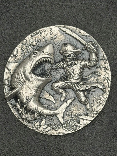 Jaws of the Damned +/- 1.8ozT .999FS Mintage 15 plus proto serialized 00-15