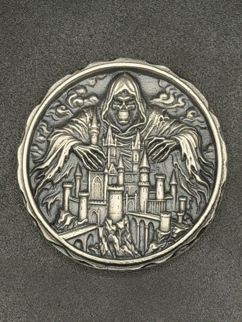 The Reaper's Keep +/- 1.3ozT .999FS Mintage 25 plus Proto serialized #00-25